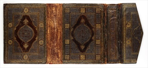 Bookbinding for a Koran, 1460-1500. Turkey, Istanbul, Ottoman period, 15th century. Leather over