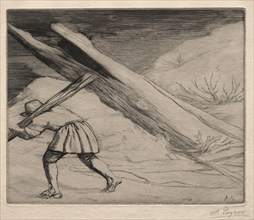 Winter (1st Plate). Alphonse Legros (French, 1837-1911). Drypoint