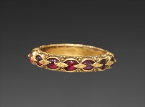 Ring, 1800s. Cambodia, 19th century. Gold with rubies; diameter: 2.6 cm (1 in.).