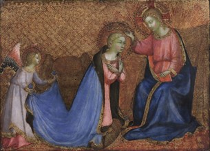 Coronation of the Virgin, 1420s. Fra Angelico (Italian, 1400-1455). Tempera and gold on wood panel;