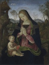 Virgin and Child, c. 1490-1500. Pintoricchio (Italian, c. 1454-1513). Tempera and oil on wood;