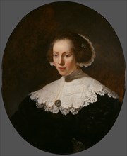 Portrait of a Woman, 1635 or earlier. Rembrandt van Rijn (Dutch, 1606-1669), and Studio. Oil on