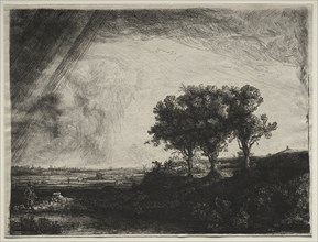 The Three Trees, c. 1770-1844. James Bretherton (British, 1844), copy after Rembrandt van Rijn