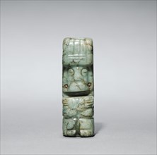 Figurine Pendant, c. 1200-1519. Mexico, Oaxaca, Mixtec style. Jade; overall: 6.1 x 2 x 2.3 cm (2
