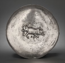 Silver Dish, 226-641. Iran, Sasanian, Sasanian period, 3rd-7th Century. Silver; diameter: 3.7 x 20