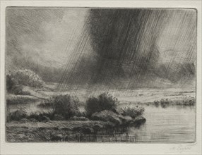 A Storm. Alphonse Legros (French, 1837-1911). Drypoint