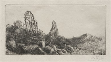 The Old Stone Quarries of Montrouge. Alphonse Legros (French, 1837-1911). Drypoint