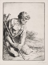 The Prodigal Son (3rd Plate). Alphonse Legros (French, 1837-1911). Drypoint