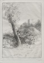Landscape (Paysage). Alphonse Legros (French, 1837-1911). Drypoint