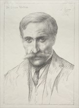 Portrait of Dr. Louis Vintras. Alphonse Legros (French, 1837-1911). Lithograph