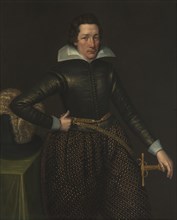 Portrait of a Man, c. 1610. England (Anglo-Dutch), 17th century. Oil on canvas; framed: 142.5 x 120