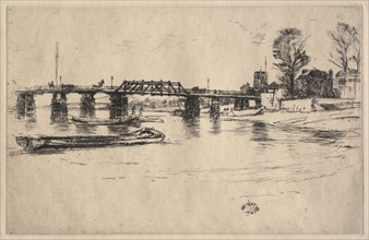 Fulham. James McNeill Whistler (American, 1834-1903). Etching