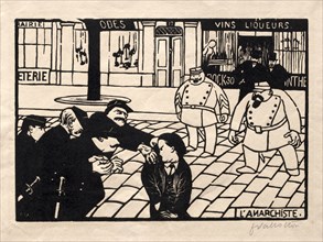 The Anarchist. Félix Vallotton (French, 1865-1925). Woodcut
