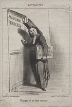 Published in le Charivari (28 December 1850): Actualities (No. 41): Knock and it will open for