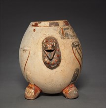 Footed Vase, 1000-1550. Costa Rica. Earthenware; diameter of mouth: 26.6 x 27.1 x 22.5 cm (10 1/2 x