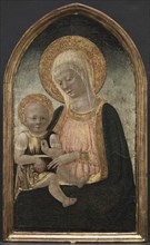 Virgin and Child, c. 1460. Neri de Bicci (Italian, 1419-1491). Tempera on wood panel; framed: 59.1