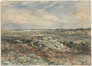 Landscape, 1896. Homer Dodge Martin (American, 1836-1897). Watercolor; overall: 24.8 x 34.4 cm (9