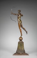Diana, modeled 1899. Augustus Saint-Gaudens (American, 1848-1907). Bronze; overall: 99.7 x 42.2 cm