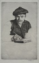 Self-Portrait, 1885. William Strang (British, 1859-1921). Etching