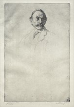 Thomas Hardy, No. 1, 1893. William Strang (British, 1859-1921). Etching