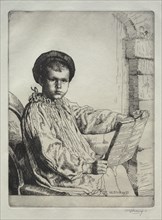 David R. Strang, 1895. William Strang (British, 1859-1921). Etching