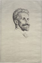Robert Bontine Cunningham Graham, 1898. William Strang (British, 1859-1921). Etching and drypoint