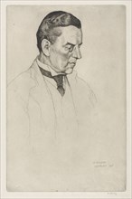 The Right Honorable Joseph Austen Chamberlain, 1903. William Strang (British, 1859-1921). Etching