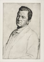Sir Charles Holroyd, 1909. William Strang (British, 1859-1921). Drypoint