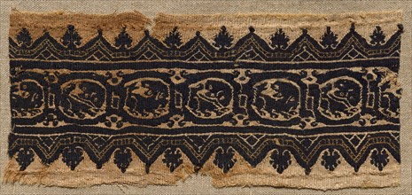 Fragment, Probably Part of a Clavus, 400s - 600s. Egypt, Byzantine period, 5th - 7th century.