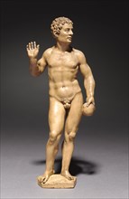 Adam, c. 1535. Daniel Mauch (German, 1477-1540). Boxwood; overall: 18.3 x 7 x 4 cm (7 3/16 x 2 3/4