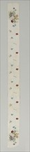 Brocaded Silk Ribbon, 1800s. France, 19th century. Brocade, silk; overall: 217.7 x 18.1 cm (85