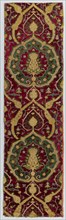 Brocaded Velvet, c. 1500. Turkey, early 16th Century. Velvet: silk, brocaded with gold and silver;