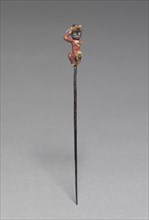 Pin with Yarn Figure, c. 300 BC-AD 200. Peru, South Coast, Nasca style?, Nasca style?, 100 BC-AD