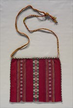 Pouch (Bolsa), c. 1900. Bolivia, Choclla, early 20th century. Wool; overall: 26.7 x 31.2 cm (10 1/2
