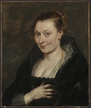 Portrait of Isabella Brant, c. 1620-1625. Peter Paul Rubens (Flemish, 1577-1640). Oil on wood;