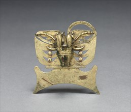 Human Effigy Pendant, 900-1550. Colombia, Tairona. Gold; overall: 10 x 10 cm (3 15/16 x 3 15/16 in