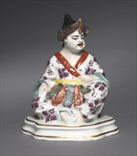Seated Chinese Figure, c. 1730. Meissen Porcelain Factory (German). Porcelain; overall: 11.8 x 10