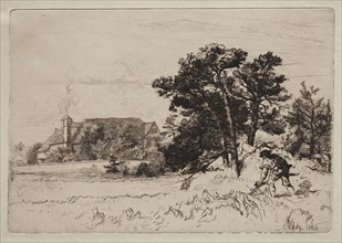 Old Willesley House, 1865. Francis Seymour Haden (British, 1818-1910). Etching