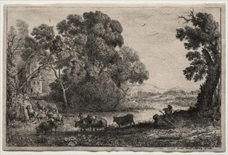 The Cowherder. Claude Lorrain (French, 1604-1682). Etching
