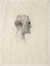 Antonin Proust, 1885. Auguste Rodin (French, 1840-1917). Etching and drypoint; platemark: 23.8 x 17