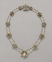 Twelve Medallions Mounted as a Necklace, c. 1400. France, Paris, late 14th-early 15th century.