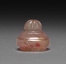 Miniature Jar (cover), 19th-early 20th century. China, Qing dynasty (1644-1911). Jade; overall: 6.1