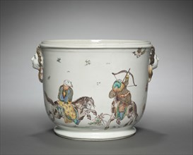 Bottle Cooler, c. 1755. Mennecy- Villeroy Factory (French). Soft-paste porcelain with enamel