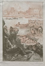 The River Porter, Monday, 1897. Auguste Louis Lepère (French, 1849-1918). Lithograph