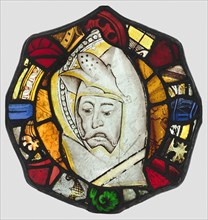 Saint George, c. 1440-1450. England, 15th century. White glass with silver stain; overall: 34 x 31