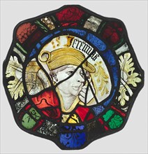Jeremiah, c. 1440-1450. England, 15th century. White glass with silver stain; overall: 33 x 31.8 cm