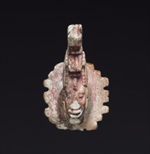 Ear Ornament, c. 600-900. Mexico or Central America, Maya, 7th-10th century. Carved shell; overall:
