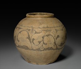 Jar: Cizhou ware, 907-1125. China, Manchuria, Liao dynasty (916-1125). Glazed stoneware; overall: