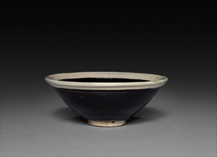Tea Bowl:  Northern Black Ware, 12th Century. China, Northern Song dynasty (960-1127). Stoneware;