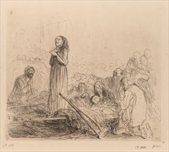 The Miracle before the Blessed Sacrament. Jean Louis Forain (French, 1852-1931). Etching